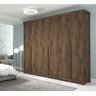 Guarda-Roupa Casal 6 Portas Guarapari Panan Móveis - Café - 1