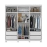 Guarda-Roupa 6 Portas Casal Docelar Ibiza - Branco - 2