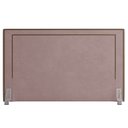 Ver imagem 3 de Cabeceira Cama Box Casal Queen 160cm Mali P02 Veludo Rosê - Mpozenato