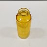 Vaso Decorativo Enfeite Casa Garrafa Home&co Vidro 13x5x5cm Amarelo - 3