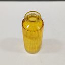 Ver imagem 5 de Vaso Garrafa Decorativo de Vidro Amarelo 13x5x5cm Enfeite Sala Mesa Estante