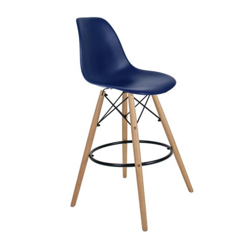 Banqueta Eames Azul Marinho