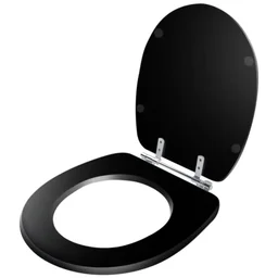 Assento Sanitario Poliester Fast Ebano (Preto) para Vaso Deca - Luxo - 2