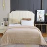 Manta Cobertor Flannel Listrada Ultra Soft Paris Queen Bege - 2