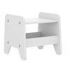 Banquinho Infantil Arredondado com Porta Objetos - Branco - 2