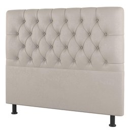 Cabeceira Cama Box Casal Nice 140cm Linho Bege - Abmaza - 2