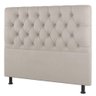 Cabeceira Cama Box Casal Nice 140cm Linho Bege - Abmaza - 2