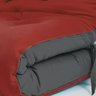 Futon Japonês Casal Dobrável Sofá Cama Goiaba Cinza - 4