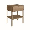 Ver imagem 1 de Mesa de Cabeceira 1 Gaveta Pé Madeira Oslo Hanover 37932E