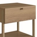 Ver imagem 5 de Mesa de Cabeceira 1 Gaveta Pé Madeira Oslo Hanover 37932E