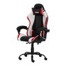 Cadeira Gamer Racer Ii Giratória Preta com Branco e Vermelho Altura Ajustável Função Relax - 1
