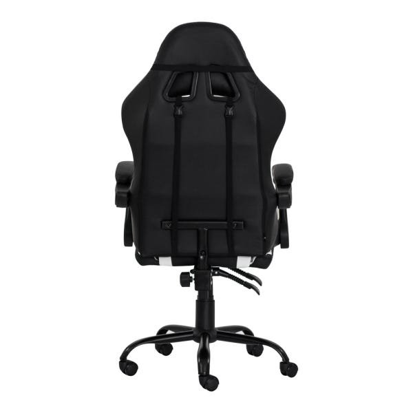 Cadeira Gamer Racer Ii Giratória Preta com Branco e Vermelho Altura Ajustável Função Relax - 4