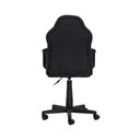 Ver imagem 4 de Cadeira Gamer Infantil Giratória Preta com Vermelho Altura Ajustável Rodas Anti Risco