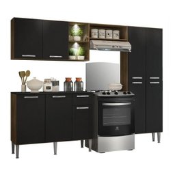 Cozinha Completa Compacta com 2 Leds, Armário e Balcão com Tampo 3 Peças Pequim Multimóveis - 2