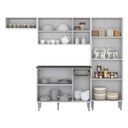 Ver imagem 4 de Cozinha Completa Compacta com 2 Leds, Armário e Balcão com Tampo 4 Peças xangai Multimóveis Bca/Lca