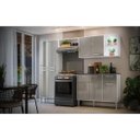 Ver imagem 6 de Cozinha Completa Compacta com 2 Leds, Armário e Balcão com Tampo 4 Peças xangai Multimóveis Bca/Lca
