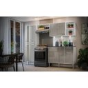 Ver imagem 6 de Cozinha Completa Compacta com 3 Leds, Armário e Balcão com Tampo 4 Peças xangai Multimóveis Bca/Lca