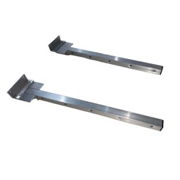 Varal Articulado Retrátil Dobrável Parede Prata 50cm C/ Fio - 1