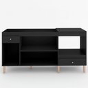 Ver imagem 6 de Balcão de Cozinha para Pia 3 Portas 2 Gavetas Espaço para Forno e Cooktop Itália - Panorama Móveis