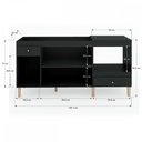 Ver imagem 4 de Balcão de Cozinha para Pia 3 Portas 2 Gavetas Espaço para Forno e Cooktop Itália - Panorama Móveis