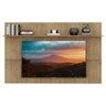 Painel Tv 65 Polegadas com Prateleira Amsterdã Plus Multimóveis Rustic - 5