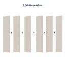 Ver imagem 5 de Painel Liso para TV até 86 Polegadas Planejado 240x250cm Aruá CabeCasa MadeiraOriginals Off White