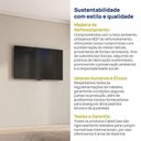 Ver imagem 7 de Painel Liso para TV até 86 Polegadas 240x250cm Aruá CabeCasa MadeiraOriginals Off White