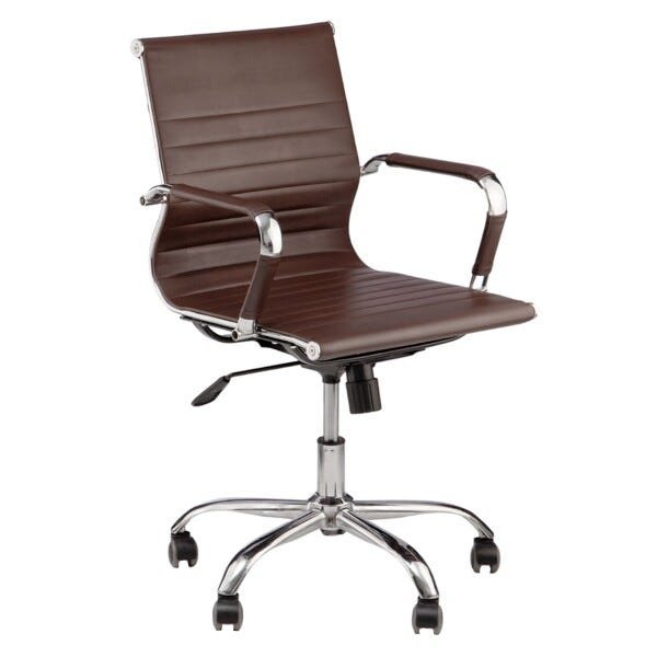 Cadeira de Escritório Diretor Giratória Charles Eames - Cacau - 1