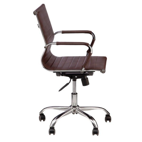 Cadeira de Escritório Diretor Giratória Charles Eames - Cacau - 3