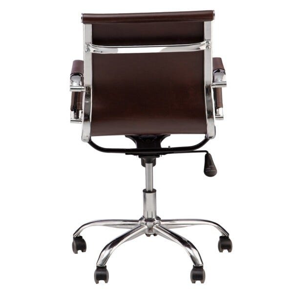 Cadeira de Escritório Diretor Giratória Charles Eames - Cacau - 5