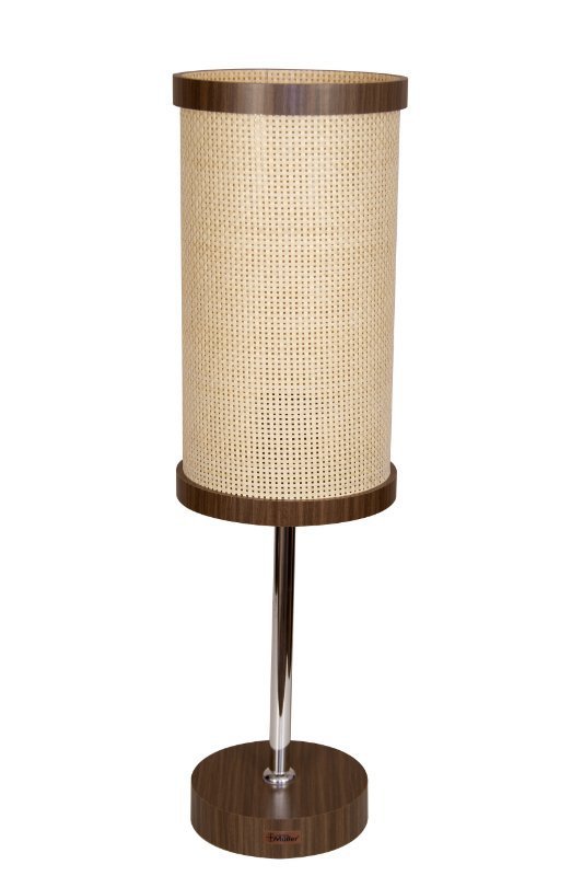 Abajur Led E27 Straw Sala 2550 Luminárias Müller Nogueira MadeiraMadeira