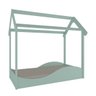 Mini Cama Montessoriana Infantil Montessoriana Uli Peroba Móveis - Verde Jade - 2