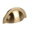 Puxador Shell 64mm Gold Escovado - Zen - 1