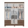 Guarda Roupas Casal Porto Rico Tuboarte 6 Portas 100% em Mdf Álamo - 4