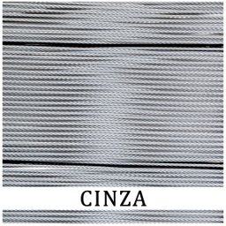 Conjunto Suécia com 2 Poltronas em Corda Sintética Artesanal para Recepção, Varanda, Área - Cinza - 4