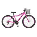Ver imagem 1 de Bicicleta Mtb Aro 26 Alumínio Sport Gold Freio V-Brake 21 Marchas Feminina Kls