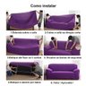 Capa Mágica de Sofá com Chaise ou 2 e 3 Lugares 180 x 230 cm BA7 - 4
