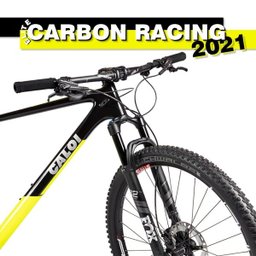 Bicicleta Elite Carbon Racing XT 2021 Aro 29 Quadro 17 Carbono Preto/Amarelo - Caloi - 7