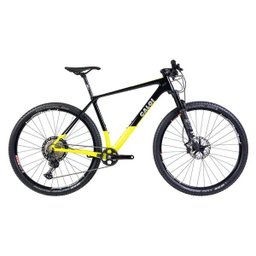 Bicicleta Elite Carbon Racing XT 2021 Aro 29 Quadro 17 Carbono Preto/Amarelo - Caloi - 8