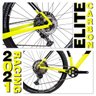 Bicicleta Elite Carbon Racing XT 2021 Aro 29 Quadro 17 Carbono Preto/Amarelo - Caloi - 6