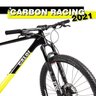 Bicicleta Elite Carbon Racing XT 2021 Aro 29 Quadro 19 Carbono Preto/Amarelo - Caloi - 6