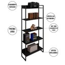 Ver imagem 5 de Kit Para Escritório Estante com Mesa Industrial em L Soft e Gaveteiro Work F01 Preto - Lyam Decor