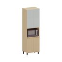 Ver imagem 1 de Paneleiro 100% MDF 4 Portas com Espaço para Micro-ondas 70cm Aura Luciane Móveis