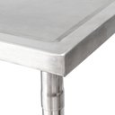 Ver imagem 6 de Bancada Mesa 200x70 Inox 430 com 2 Cubas 50x40x25 com Grade Inferior - Imeca 6816