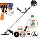Ver imagem 1 de Roçadeira Cg430b Anmax À Gasolina 43cc 1,7hp 12.000rpm Completa 6 em 1 + Óleo Stihl 2t