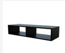 Ver imagem 1 de Nicho Rack Suspenso Divisão Duplo Prateleira Sala Decoração - Preto Tx