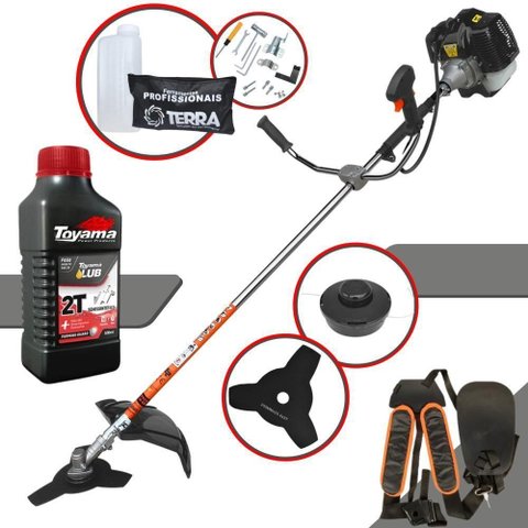 Roçadeira Grh430 Terra 43cc 1,7hp + Óleo Toyama 2t Fg50