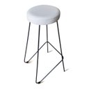 Ver imagem 2 de Kit 2 Banquetas Altas para Cozinha Bar Balcão Bistrô Lila:offwhite