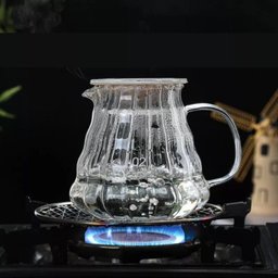 Chaleira de Vidro Jarra Café Chá Esquentar Água Fogão Casa - 6