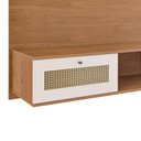 Ver imagem 2 de Painel para Tv até 72 Trama Cinamomo-off White Artely Cinamomo-off White